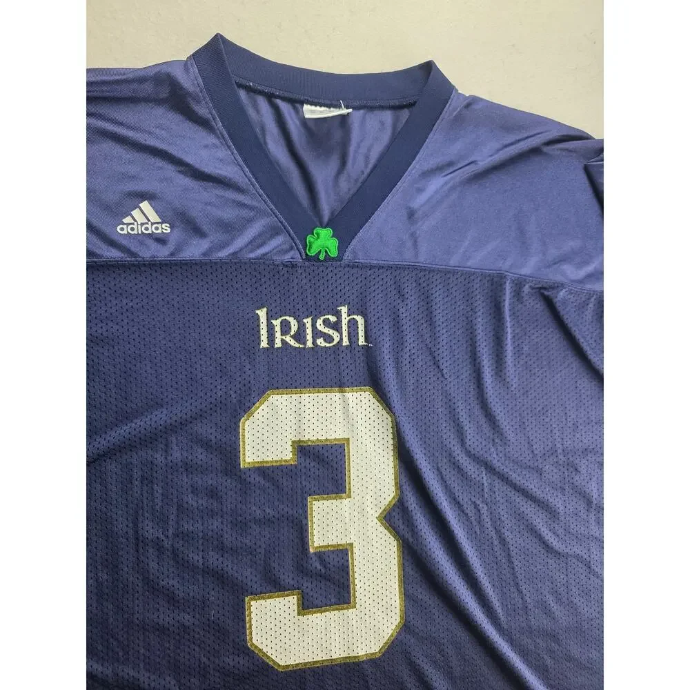 Adidas Joe Montana Fighting Irish Vintage Notre Dame Jersey 2001-02 Size XL